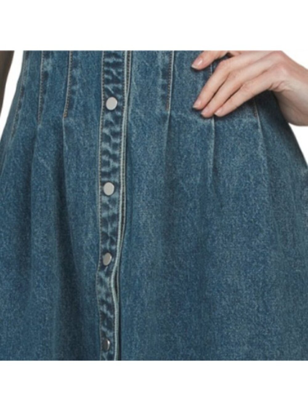 HOUSE OF HARLOW 1960 Edie Denim Dress - Picture 5 of 6